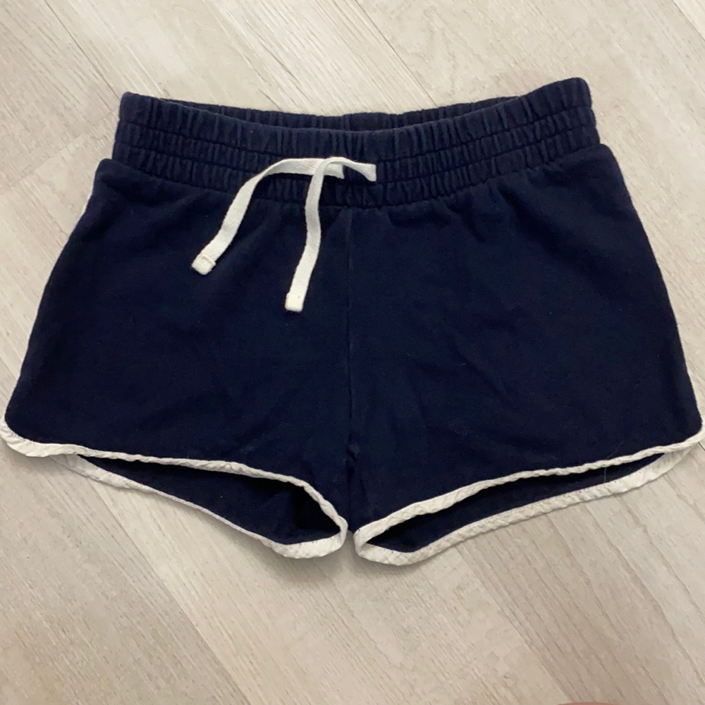 Gap Kids Girls Navy Blue White Trim Pull On Shorts